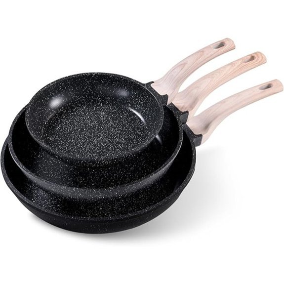 CAROTE Non-Stick Frying Pan Skillet Set (3-Piece)