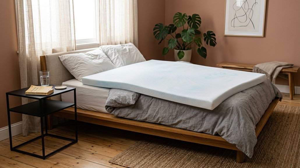 five best gel memory foam toppers