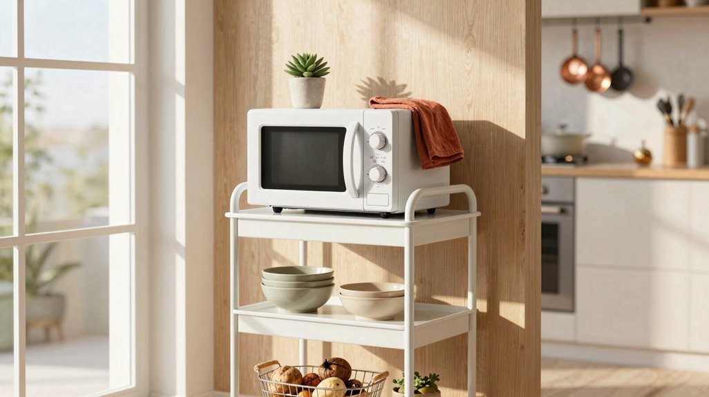 7 Best Microwave Carts With Storage for 2026